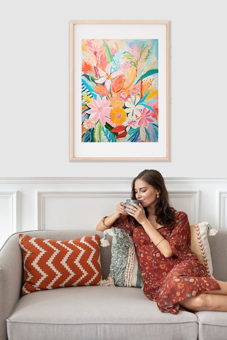 Colorful Coastal Art Print