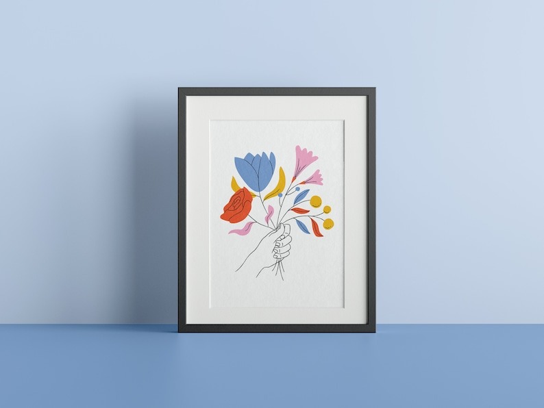 Floral Bouquet Illustration Printable (Copy)