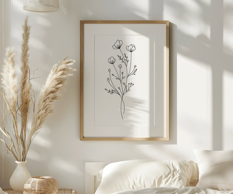 Flower Line art